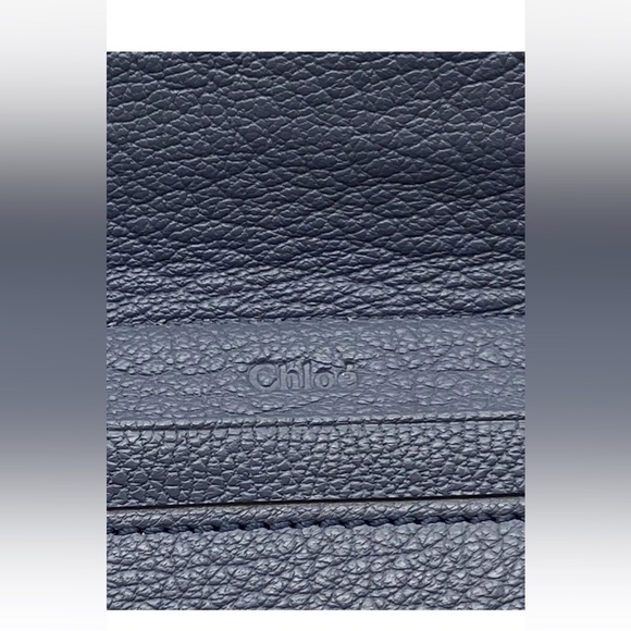 Chloe Long Wallet Leather  L Shape Zipper Turn Lock - Picture 16 of 16